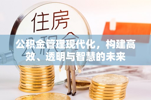 龙游公积金管理现代化，构建高效、透明与智慧的未来