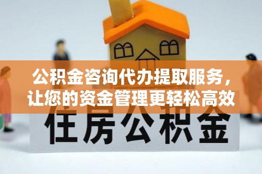 龙游公积金咨询代办提取服务，让您的资金管理更轻松高效