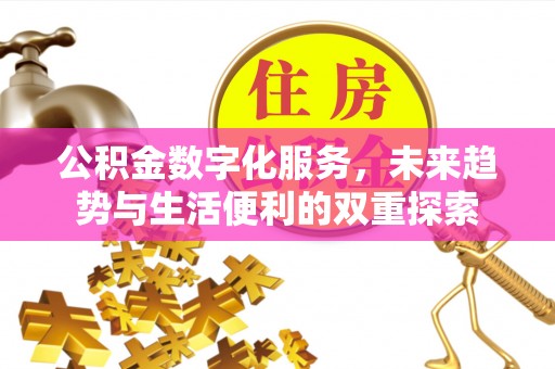 龙游公积金数字化服务，未来趋势与生活便利的双重探索