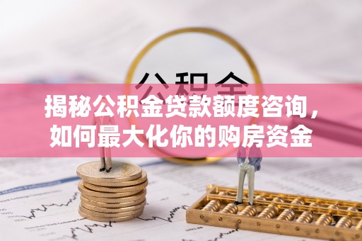 龙游揭秘公积金贷款额度咨询，如何最大化你的购房资金