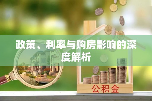 龙游政策、利率与购房影响的深度解析