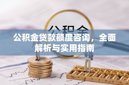 龙游公积金贷款额度咨询，全面解析与实用指南