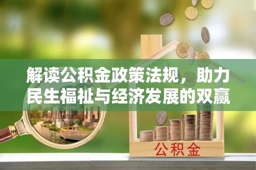 龙游解读公积金政策法规，助力民生福祉与经济发展的双赢之道